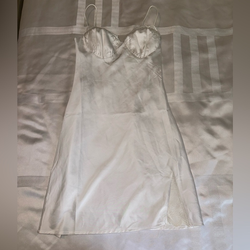 SNOWBIRD MINI DRESS WHITE